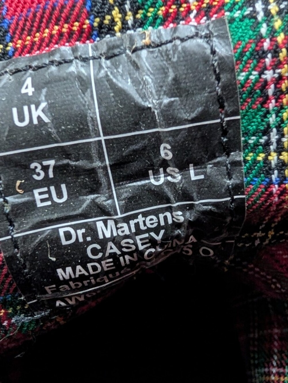 Vintage Dr. Martens Casey lace-up heeled boots in brown leather EU 37 - Picture 11 of 12